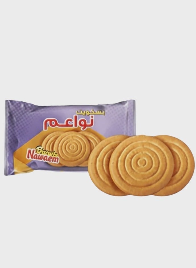 نواعم بسكويت نواعم سادة - 84 جرام - 12 قطعة - Image 1